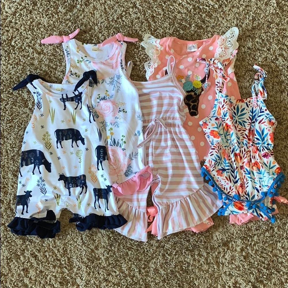 6-12M Romper Lot NWOT